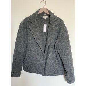 NWT LOU & GREY • Grey Oversized Short Coat